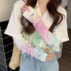 Lodowy jedwab Rękawy naramienne Rękawy naramienne Kolarstwo Ocieplacz na ramiona Mankiety chroniące przed słońcem Sporty na świeżym powietrzu Rękawiczki z półpalcami Oddychające