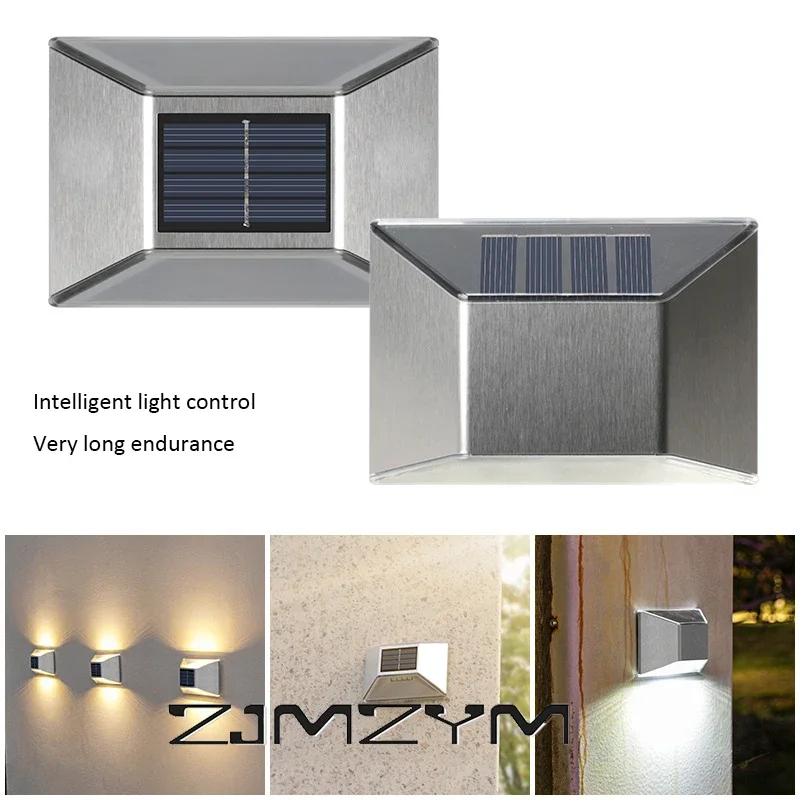 

Waterproof LED Solar Lamp Outdoor Garden LED Lights Balcony Lighting Decoration For Stair Fence Solar Light Outdoor