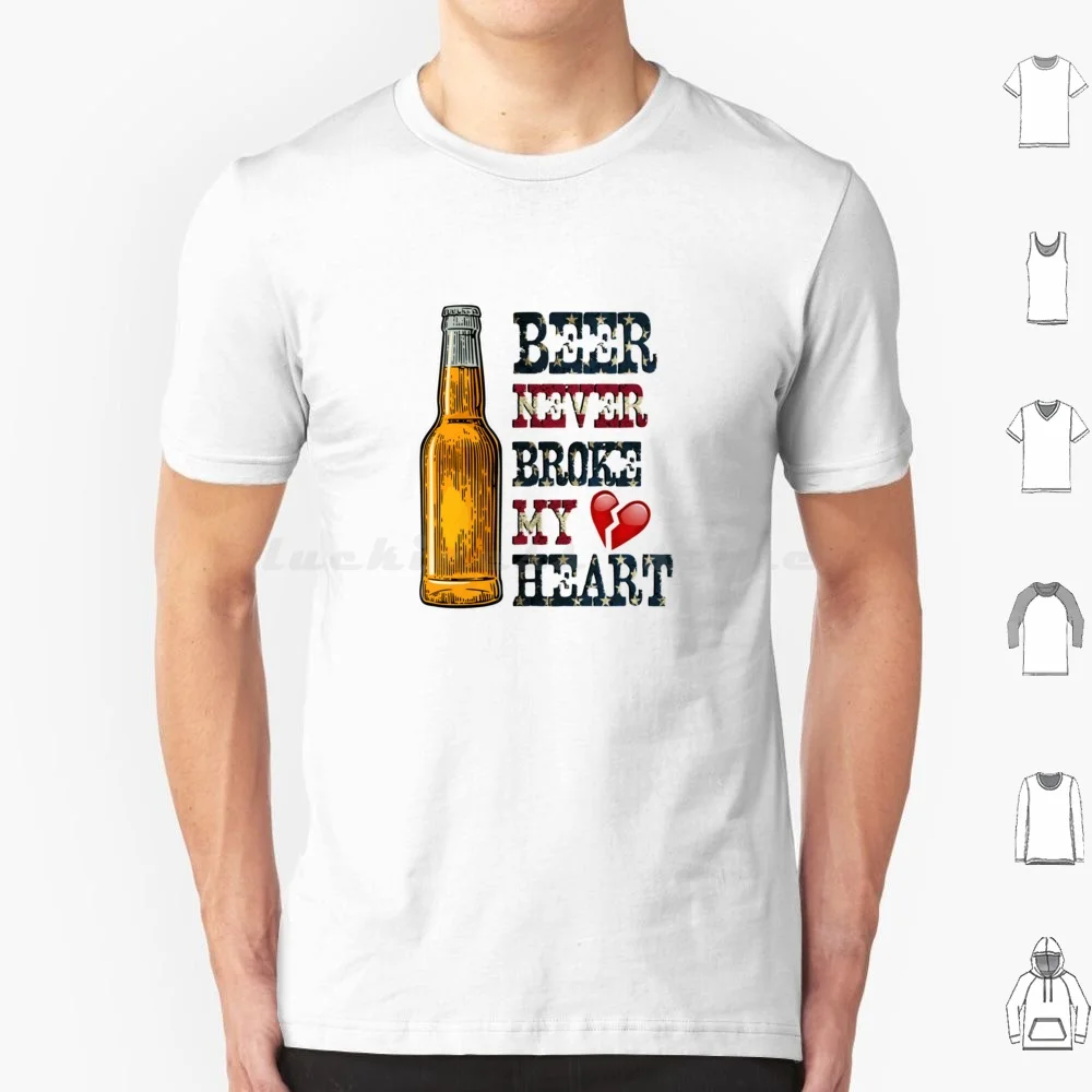 Beer Never Broke My Heart Fitted V-Neck T Shirt Men Women Kids 6xl Luke Combs Concert Luke Combs Tour Luke Combs Tickets Luke