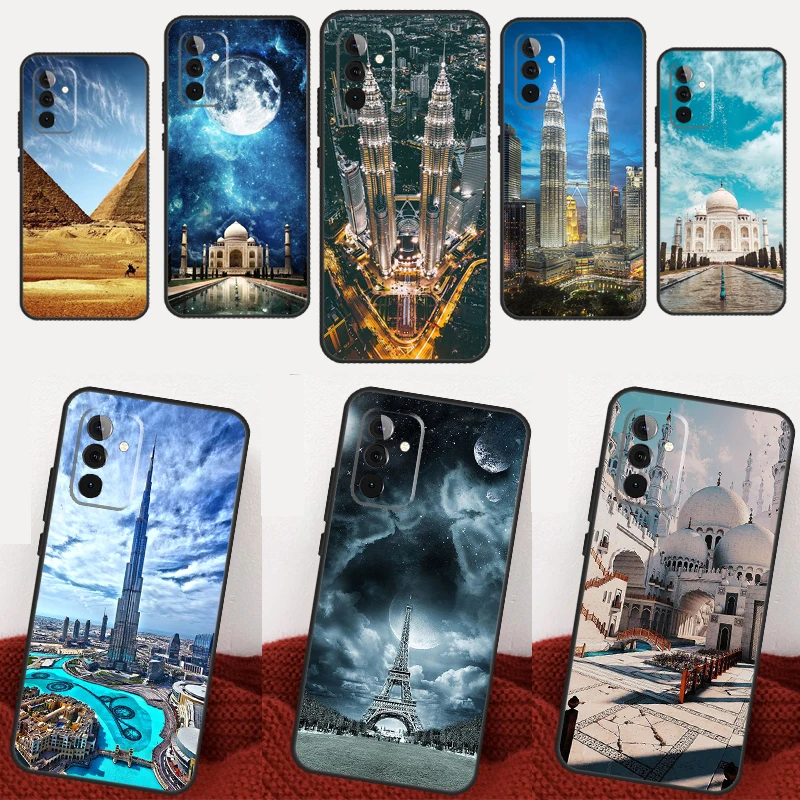 Pyramids Taj Mahal Dubai Case For Samsung Galaxy A34 A54 A14 A24 A12 A22 A32 A52 A51 A71 A73 A53 A33 A23 A13 Cover