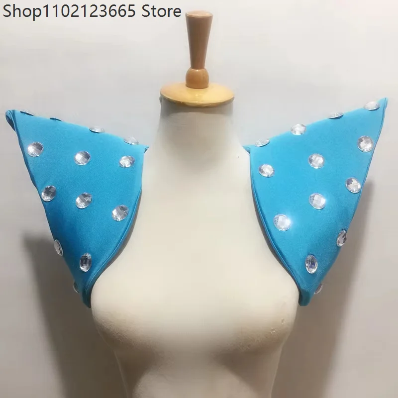 Women's Stage Flying Shoulder Carnival Armor Vest Jazz Dance Stage Costume Festival Party Performance Rave Singer Accessories