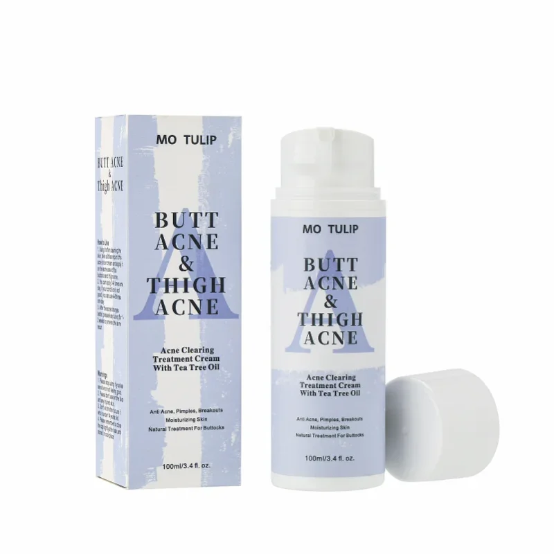 Butt Acne Cream Tea Tree Oil Remove Hip Thigh Acne Moisturizes Smooth Skin Lift Brightening Buttocks Pimples Body Care Cream