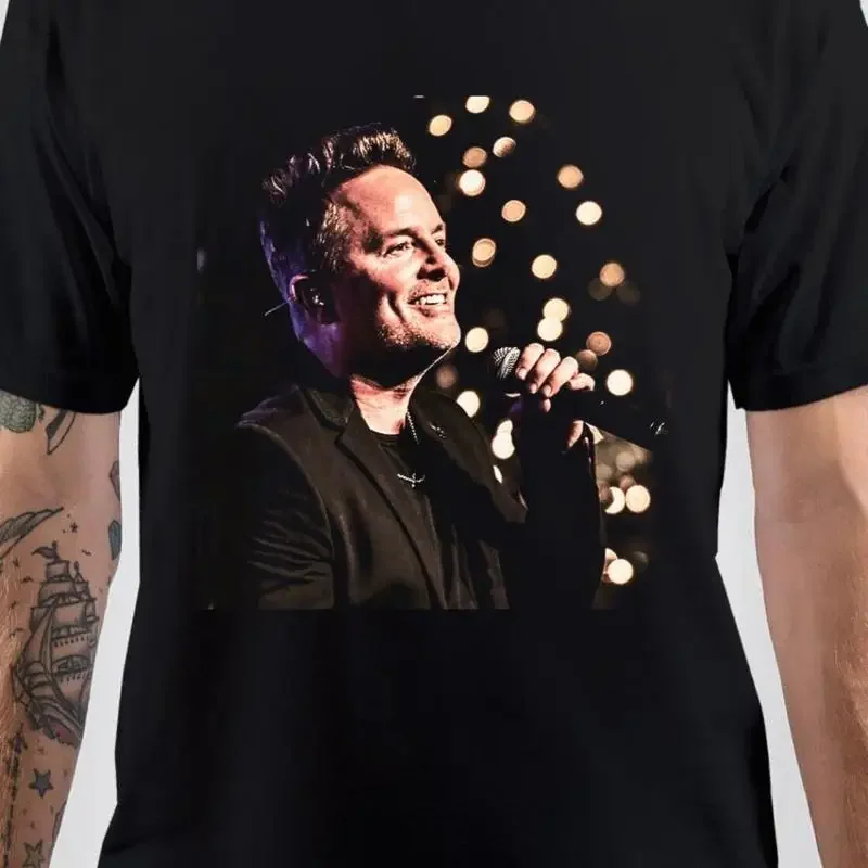 Chris Tomlin Live In Concert Cotton Black Full Size T Shirt J646
