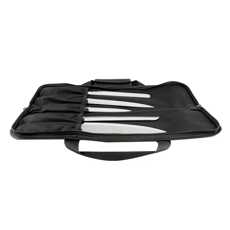 Foldable Knife Roll Bag Chef Knife Bag Knife Carry Bag Case Kitchen Cooking Bag Portable Chef Cooking Tool Knife Storage Bag