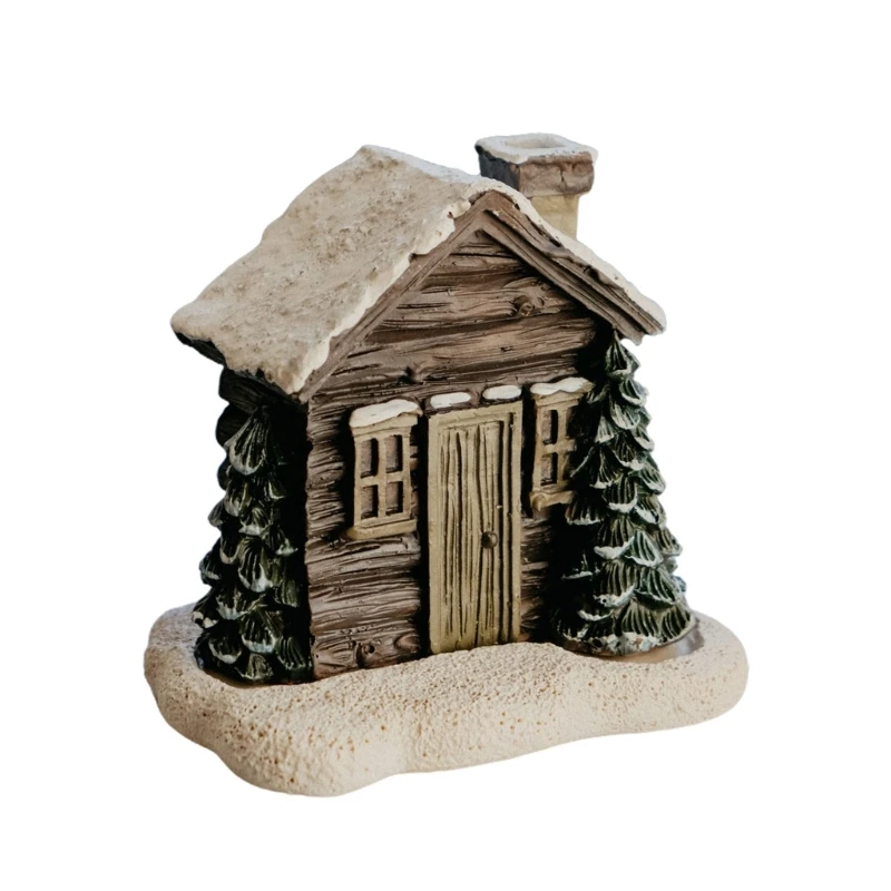 Handcraft Log Cabin Incenses Holder for Peaceful and Delightful Environment Dropship