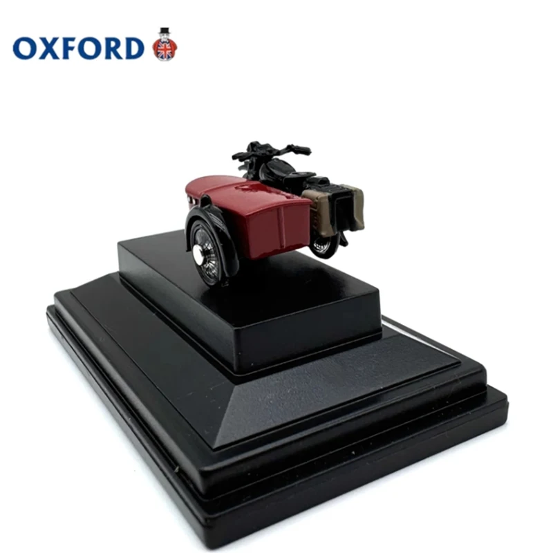 OXFORD Diecast 1:76 Scale Alloy Postal Motorcycle Model Finished Product Simulation Toy Collection Gift Static Model Display