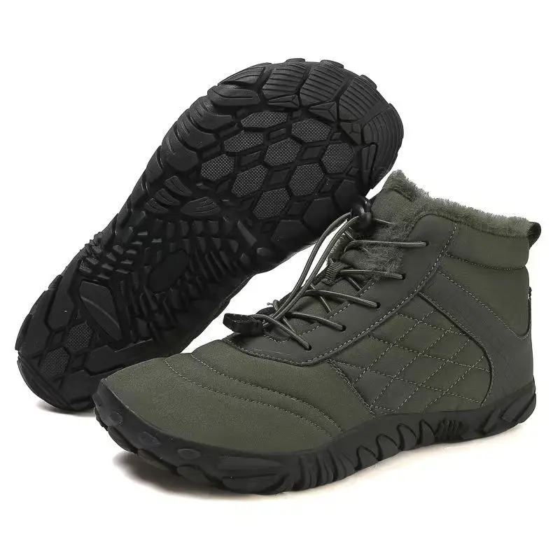 2026 Winter insulated warm cotton boots for couples comfortable thick-soled anti-slip high-top cotton shoes size 35-48