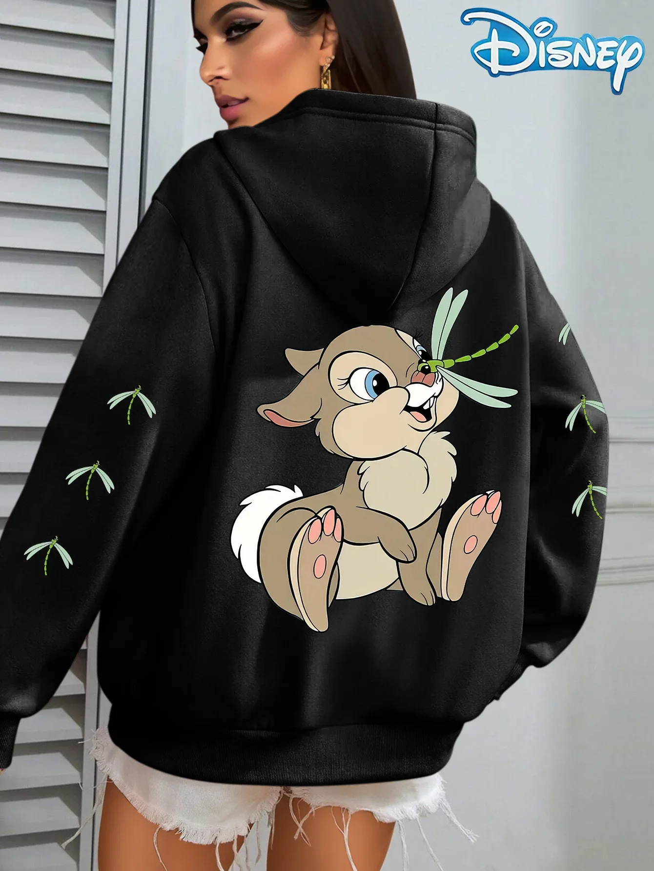 

Толстовка Disney - Samp And Little Dragonfly с графическим принтом