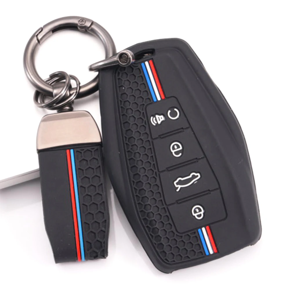 Smart Key Shell With Lanyard For Geely Coolray Emgrand GT GS S Monjaro Atlas Pro Azkarra Okavango Tugella Atlas GL Binray Jiaji