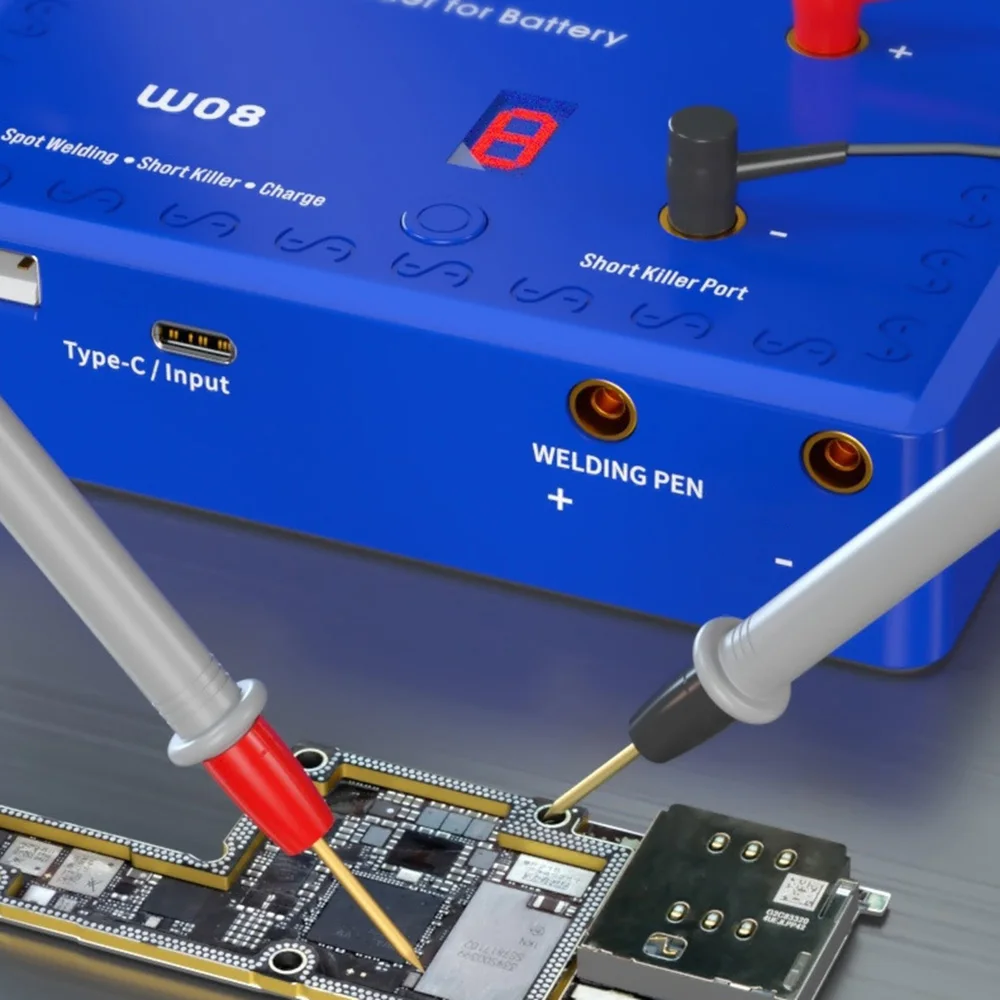 Przenośna maszyna do spawania punktowego W04 Spawarka punktowa do baterii Shortkiller PCB Circuit Detector Mobilne urządzenie do spawarki baterii