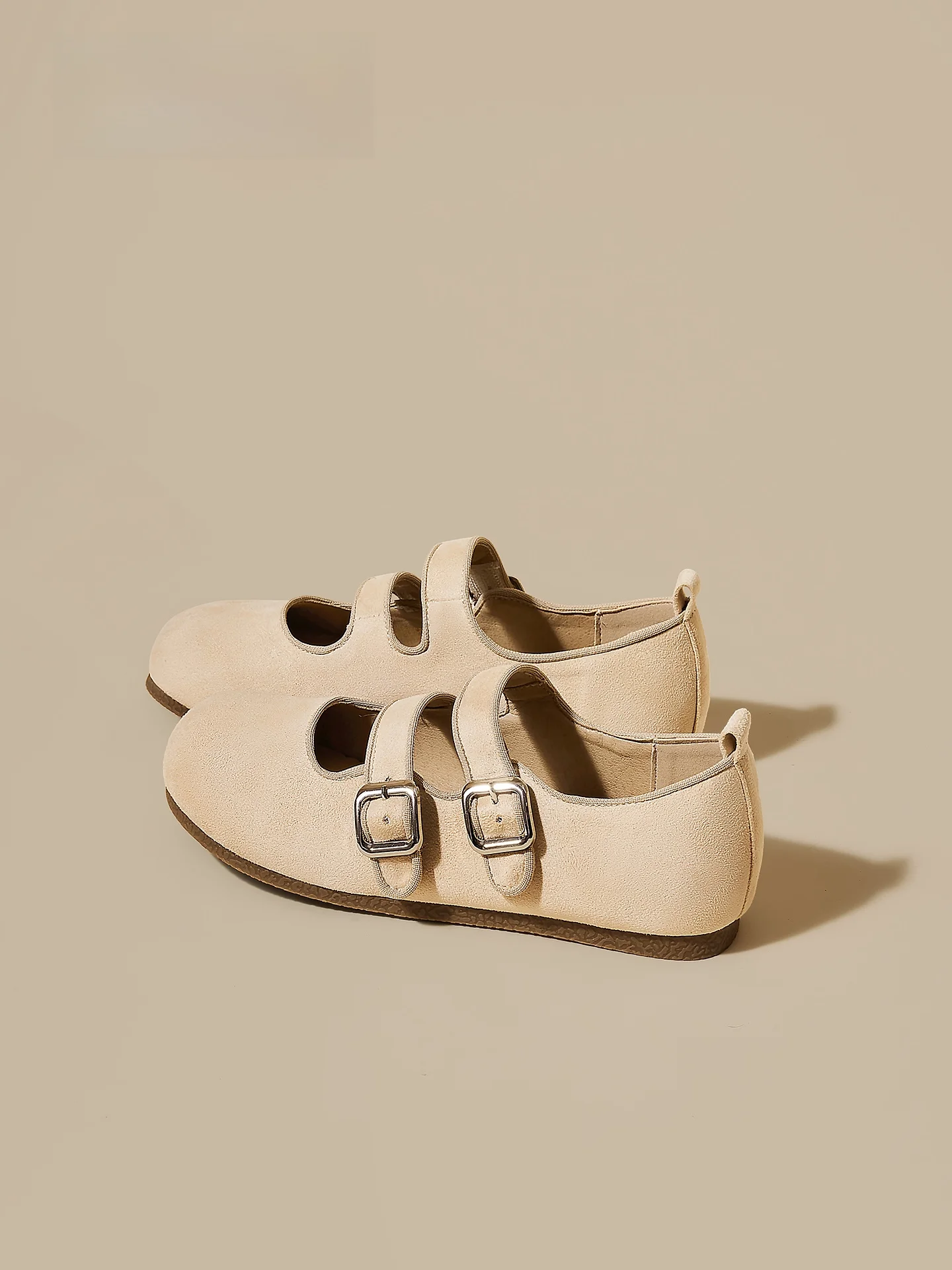 

Agsdon Ballet Mary Jane Flat Women's Shoes Comfortable Casual Slip-On round Toe Low Heel Fashionable for Summer Dress Shoes