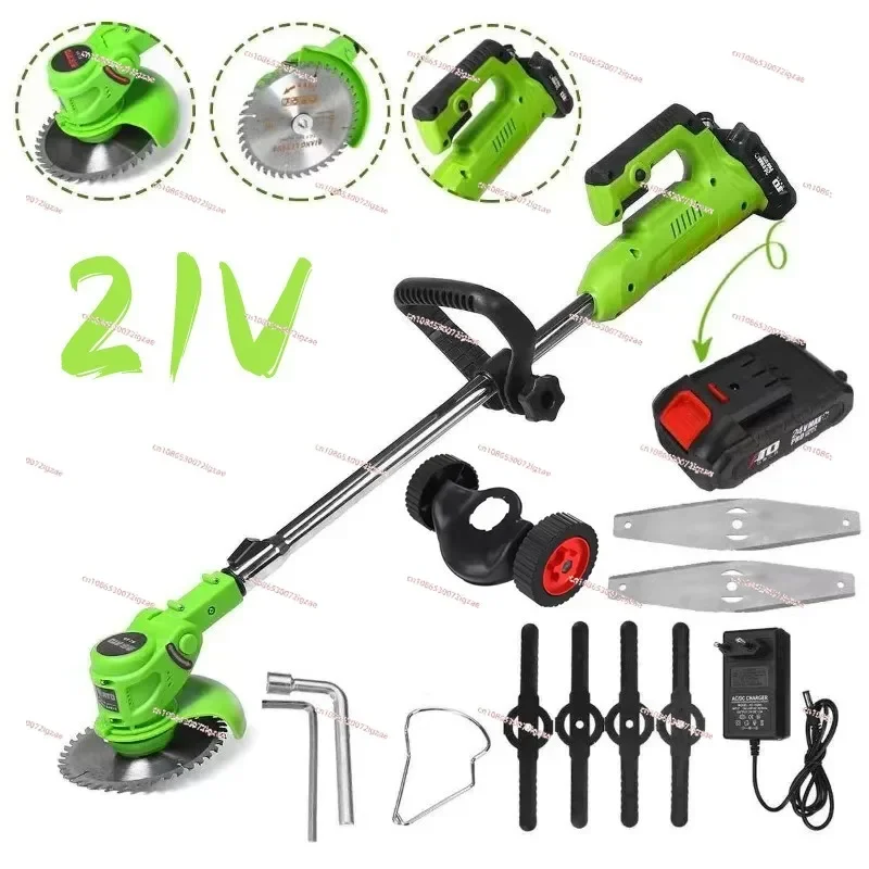 

Electric lawn mower Portable high power long battery life Lawn mower Rechargeable scarifier Household lawn mower