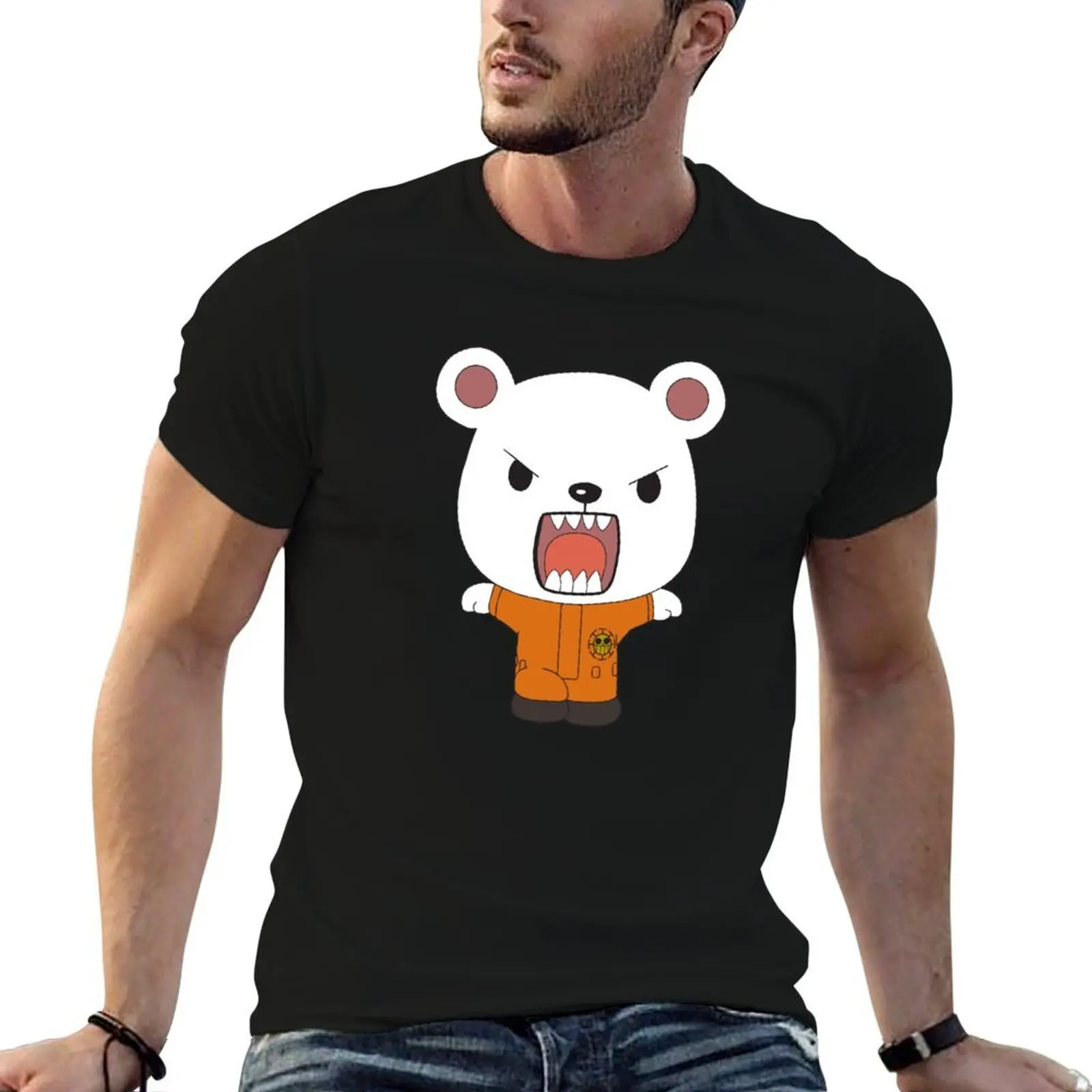Bepo The Martial Artist Bear T-Shirt cotton man t-shirts man t shirt t shirt men 100℅ cotton