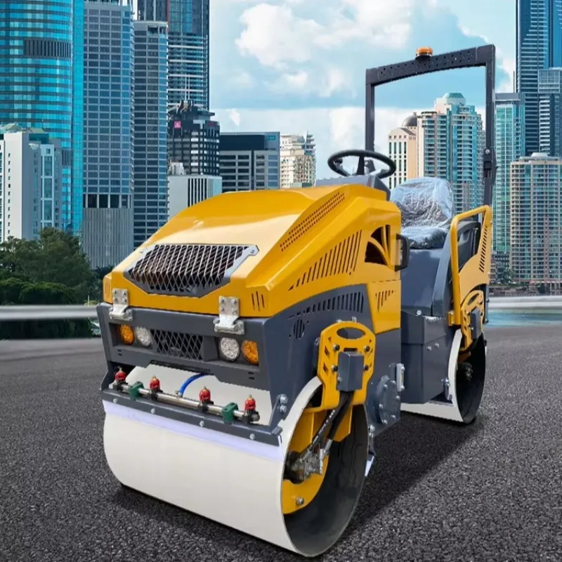 

Road Roller Mini 1.2Ton Hydraulic Vibratory Double Drum Asphalt Compactor Small Construction Machine Vibro Equipment