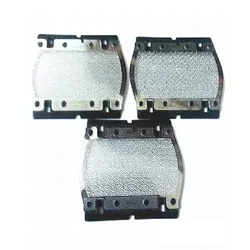 3Pcs 5S Folie Screen Voor Braun Pocketgo Mobileshave 550 570 M60 M90 P40 P50 P60 P70 P80 P90 scheerapparaat Hoofd Vervanging Mesh Gri