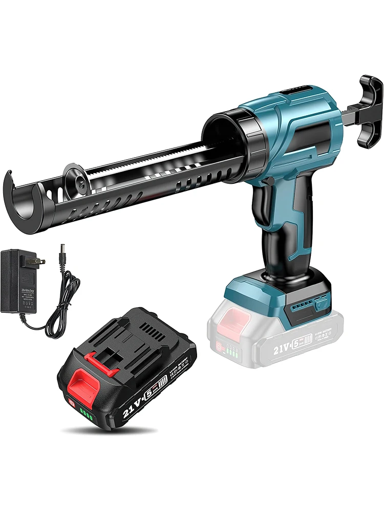 4 snelheden draadloos elektrisch lijmpistool glaslijm kitpistool deuren en ramen elektrisch naailijmgereedschap voor Makita 18V batterij - afbeelding 2