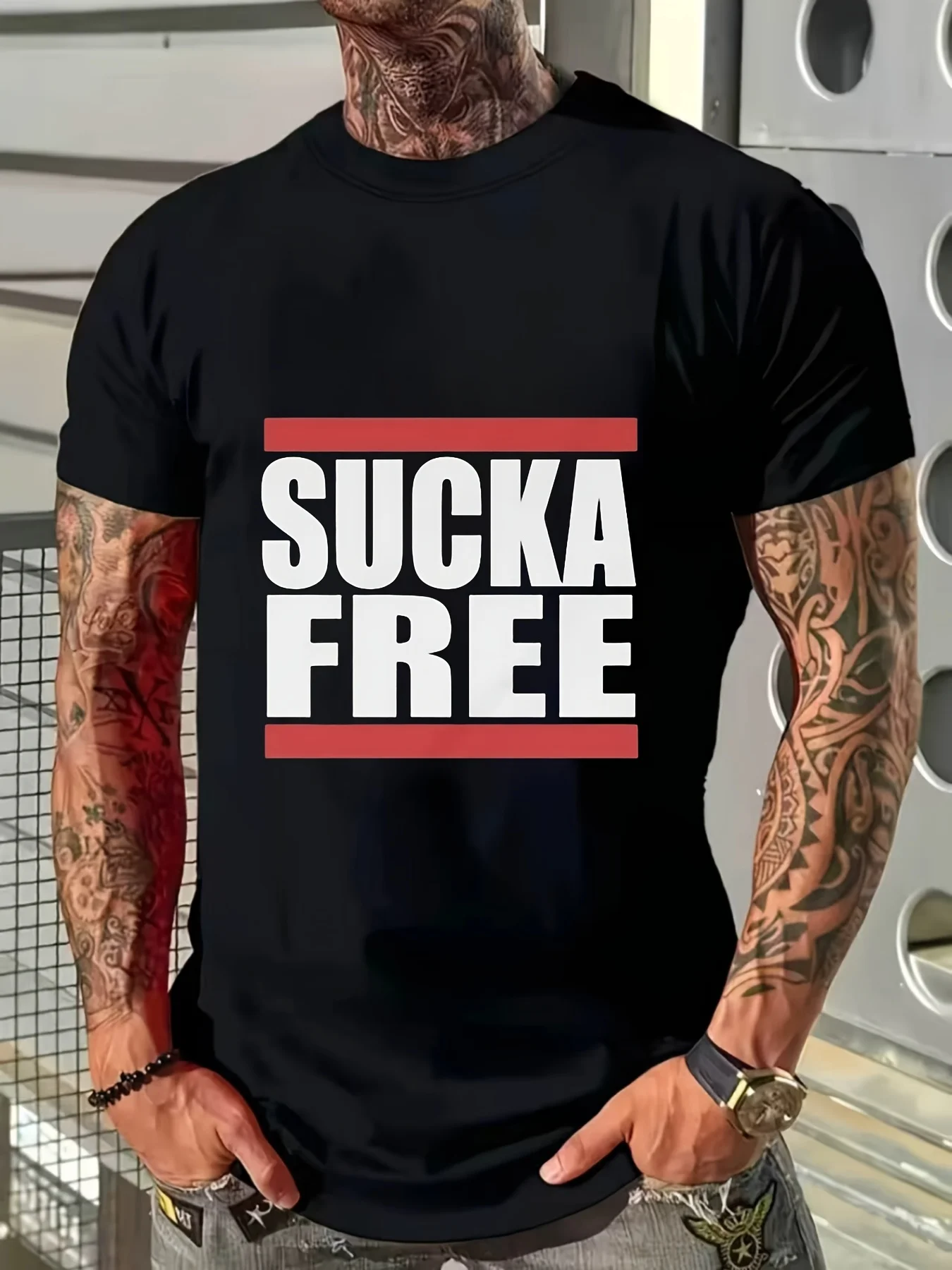 Stay Away from Fools T-Shirt, Unisex Style, Rapper Print Hip-Hop T-Shirt, Street Fashion Statement Graphic T-Shirt, 2026 Retro Trendy Casual Round-Neck Printed T-Shirt