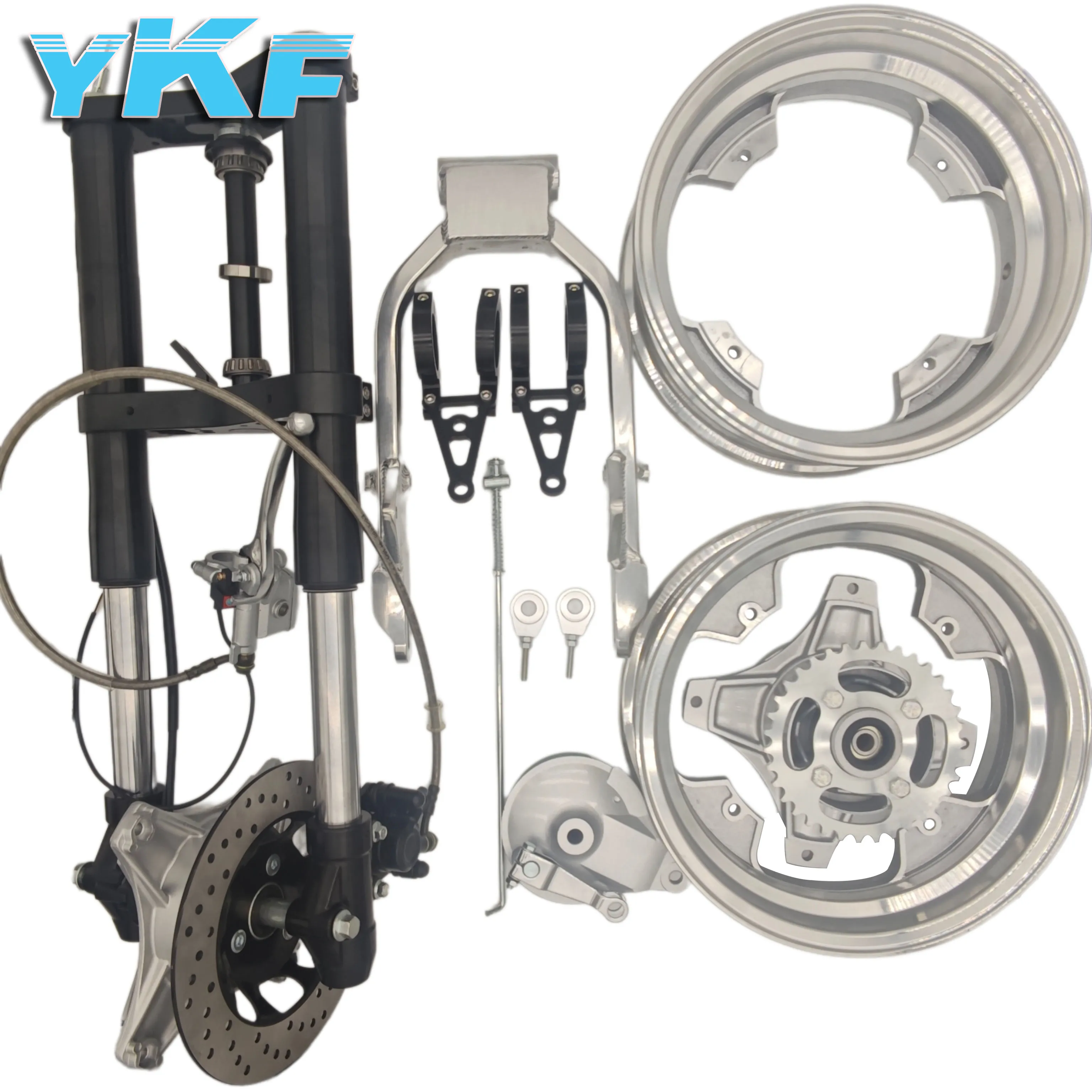 DAX CT70 UPSIDE DOWN FORK KIT with wheel set and swingarm