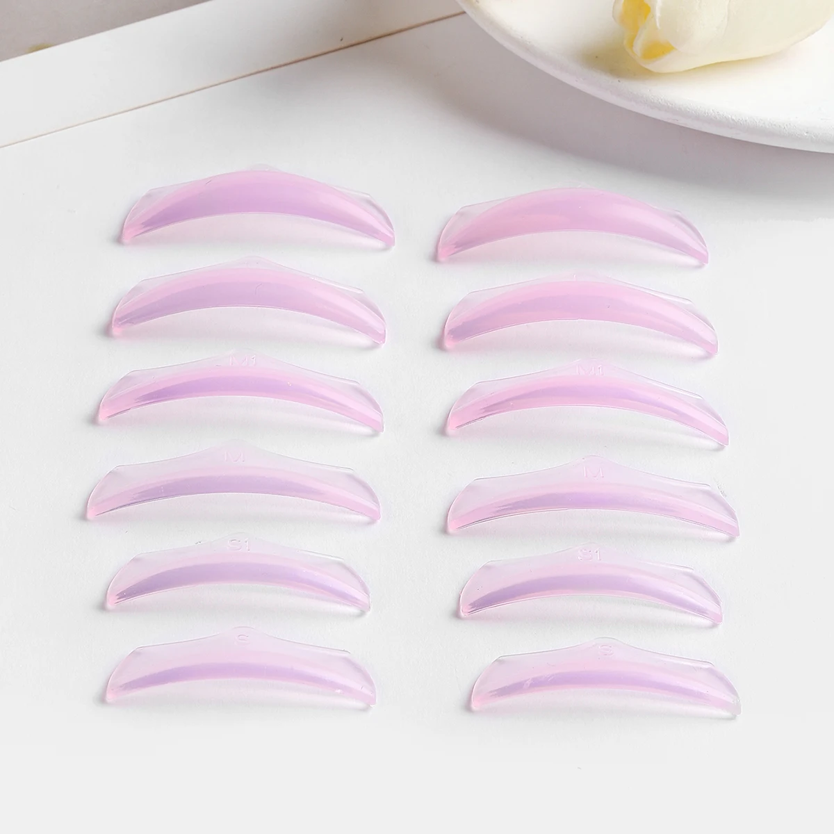 JellyC CRUL6 Sizes Eyelash Perming Curler Lift Pads Eyelash Perm Pads Rods For LashLift Silicone For Eyelashes Makeup Beauty Too