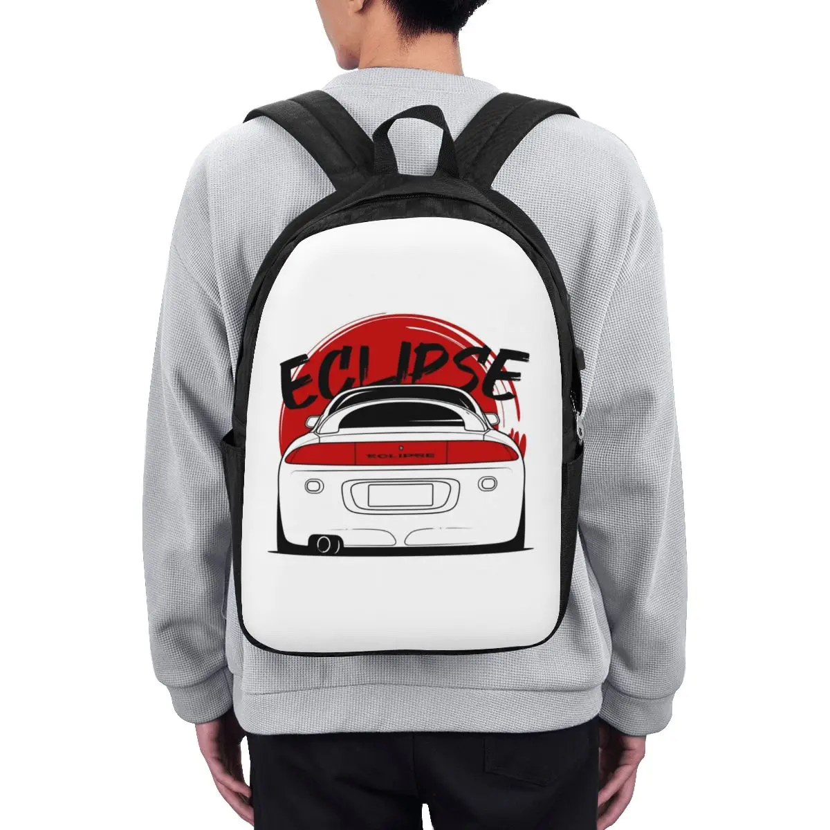

Eclipse 2G DSM Red Backpack Travel Notebook Bag Computer College Student School Bag Laptop Shoulder Bags for Men Women