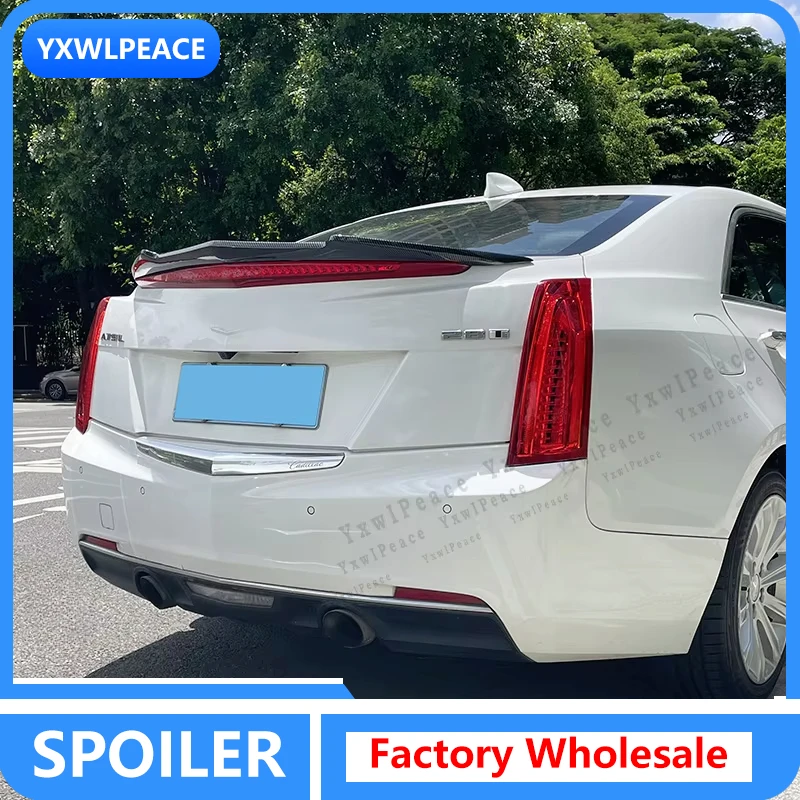 

For Cadillac ATS 2015 2016 2017 2018 2019 High Quality ABS Plastic Primer Color Rear Trunk Lip Spoiler Body Kit Accessories