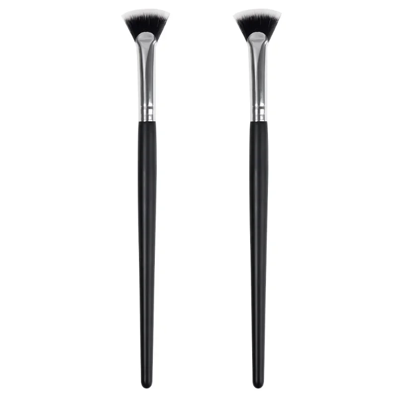 Karsyngirl 1 Stuks waaiervormige Wimperborstel Zacht Geen Verlies Professionele Schoonheid Wimper Make-Up Kwasten Mascara Poeder Smudge Tool