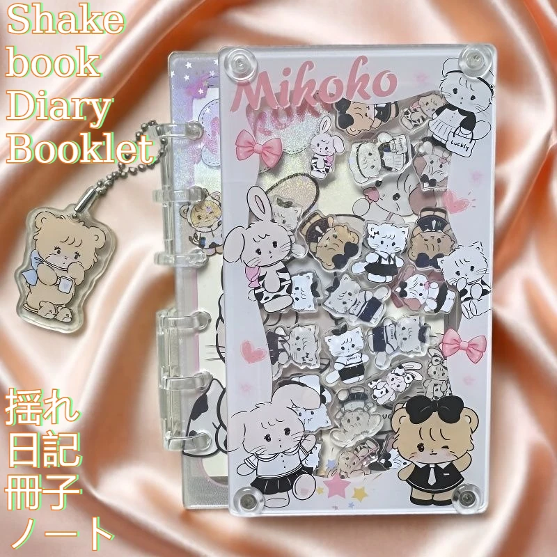 

Girls' Heart Kawaii Stationery Shake Books School Supplies Office Products Draft Paper Notepad Diary Diary Aesthetic Notes Gift