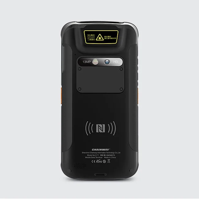 IP67 Rugged PDA Handheld Android 4G LTE Optional NFC UHF RFID Barcode 2d scanner reader