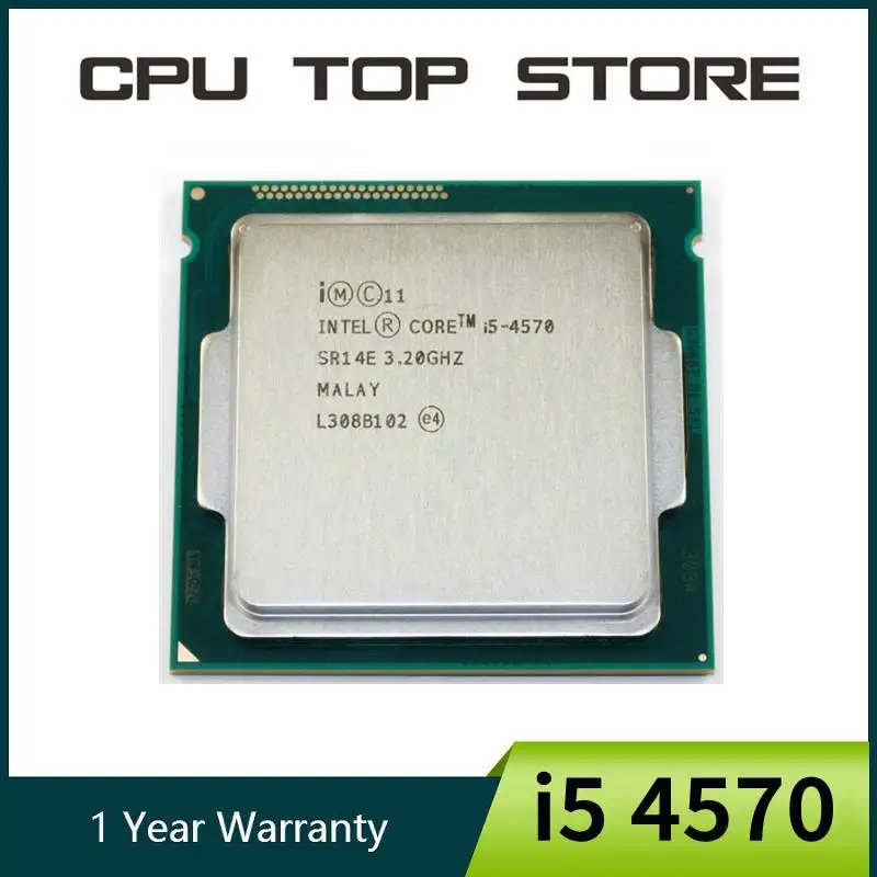 Go! Used Intel Core i5 4570 3.2GHz 6MB Socket LGA 1150 Quad-Core CPU Processor SR14E