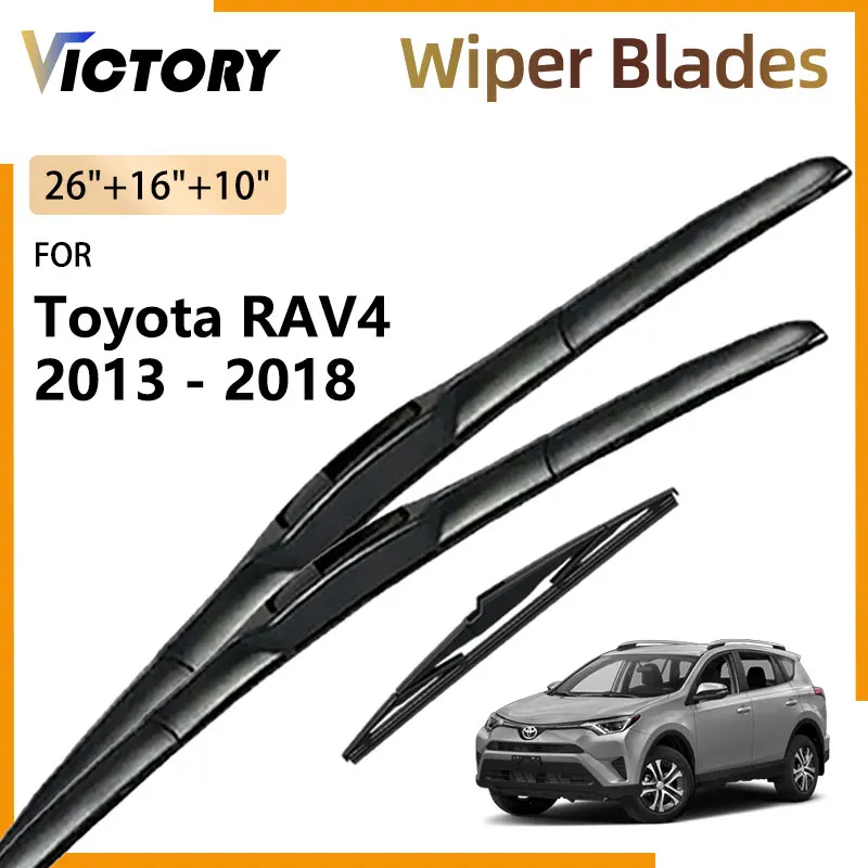 Front Rear Wiper Blades For Toyota RAV4 2013 - 2018 2017 2016 2015 2014 XA40 40 Accessories Windshield Windscreen Window Brushes