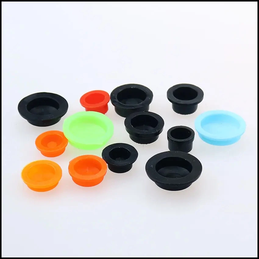2 stück Schwanz Wasserdicht Schalter Taste Gummi Taste LED Lade Starke Licht Taschenlampe Taste Zubehör Abdichtung Gummi Kappe – Detail 3