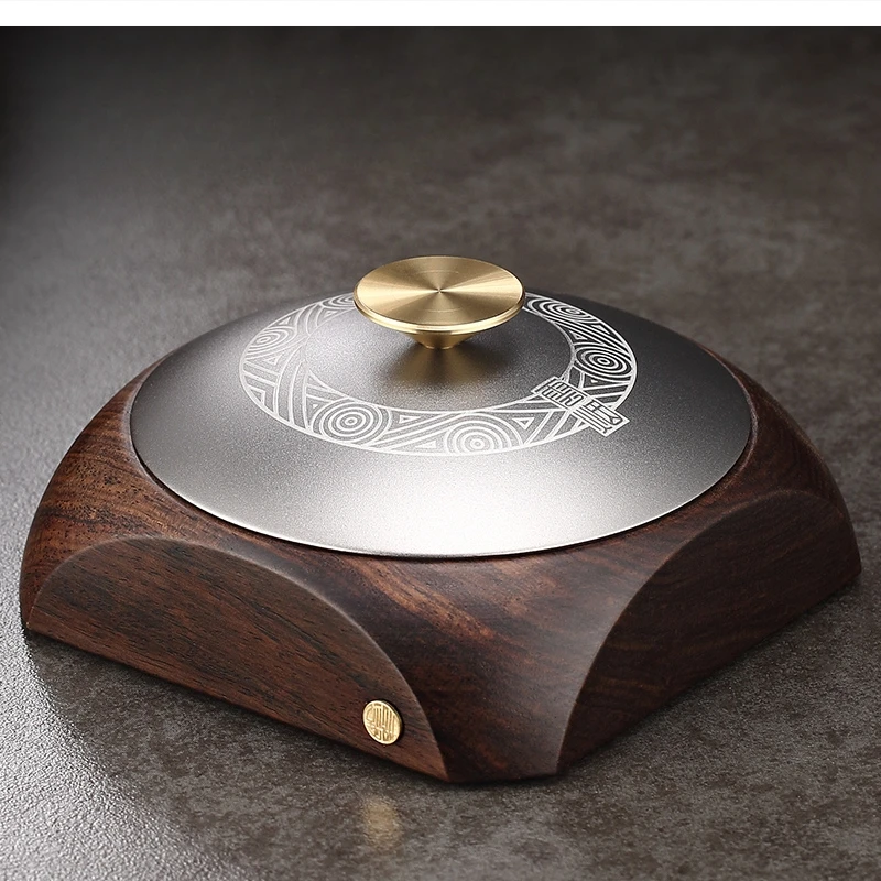 

high-grade wood ashtray room household Ebony fly