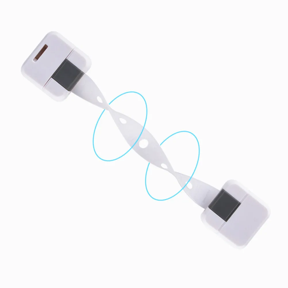 1Set Safety Straps Fridge Locks Self-Adhesive Childproof Doors Anti Pinch Protector Multi-Purpose