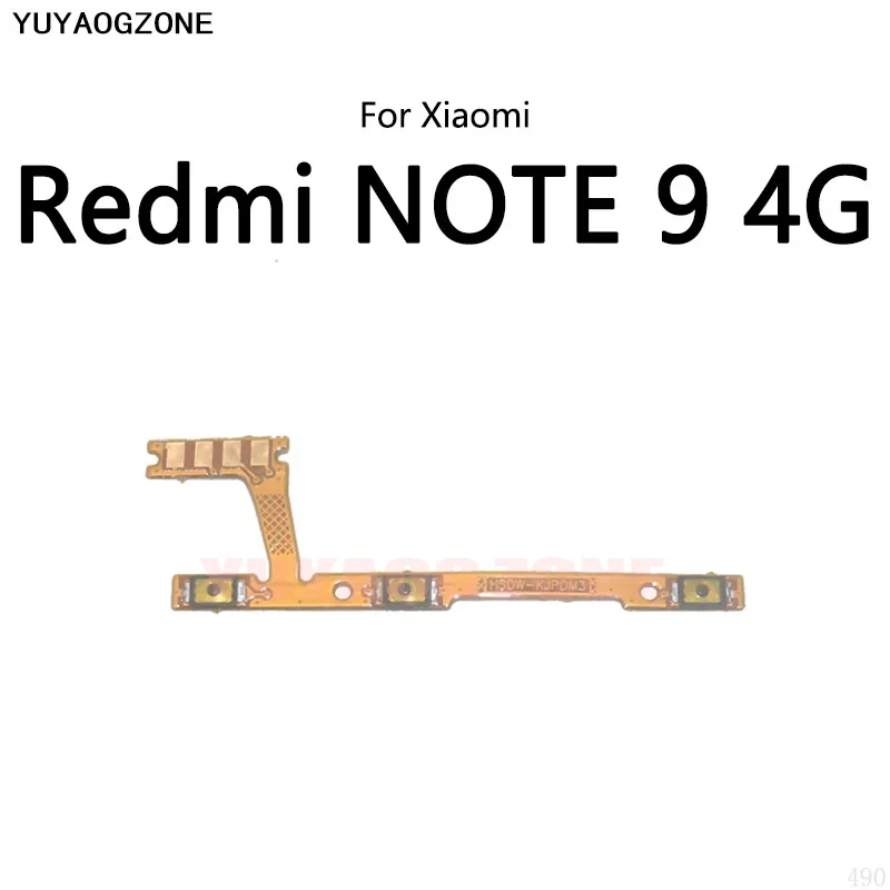 High-quality Power Button Switch Volume Mute Button On/Off Flex Cable For Redmi Note 9 Pro 4G 5G 9s