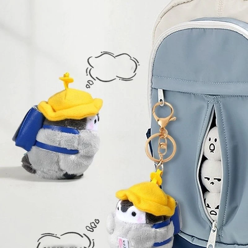 1pcs Cute Japanese Penguin Doll Pendant Keychain for Backpack Car Couple Gift Christmas Back to School Season Small Present