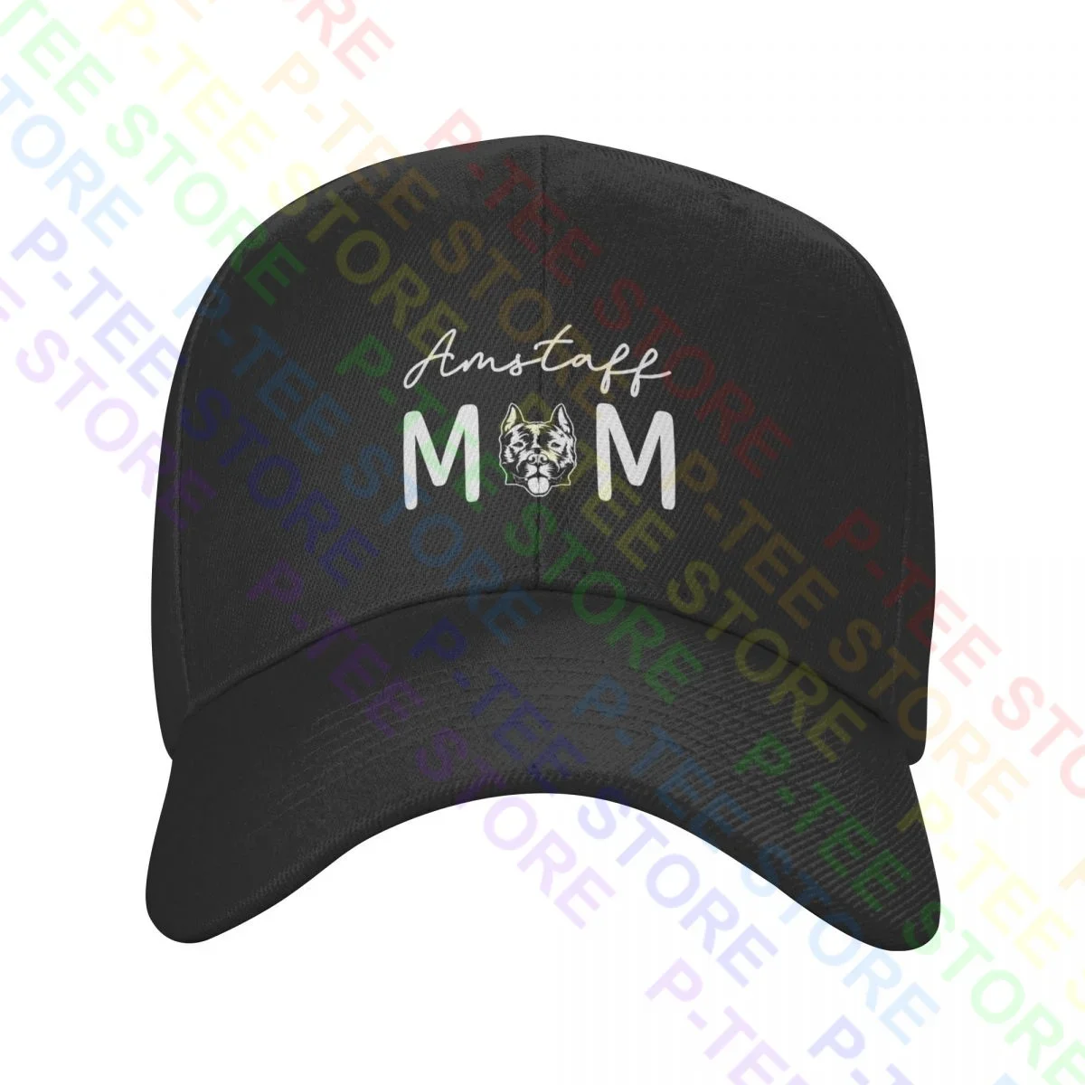 Dog Mom Lover Fur Amstaff American Staffordshire Terrier Baseball Cap Truck Driver Caps Funny Novelty