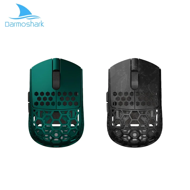 

Darmoshark M5AIR Проводная беспроводная трехрежимная мышь BT PAM3950 N52840 30000 точек на дюйм Оптические компьютерные мыши 30 г Легкий ажурный дизайн