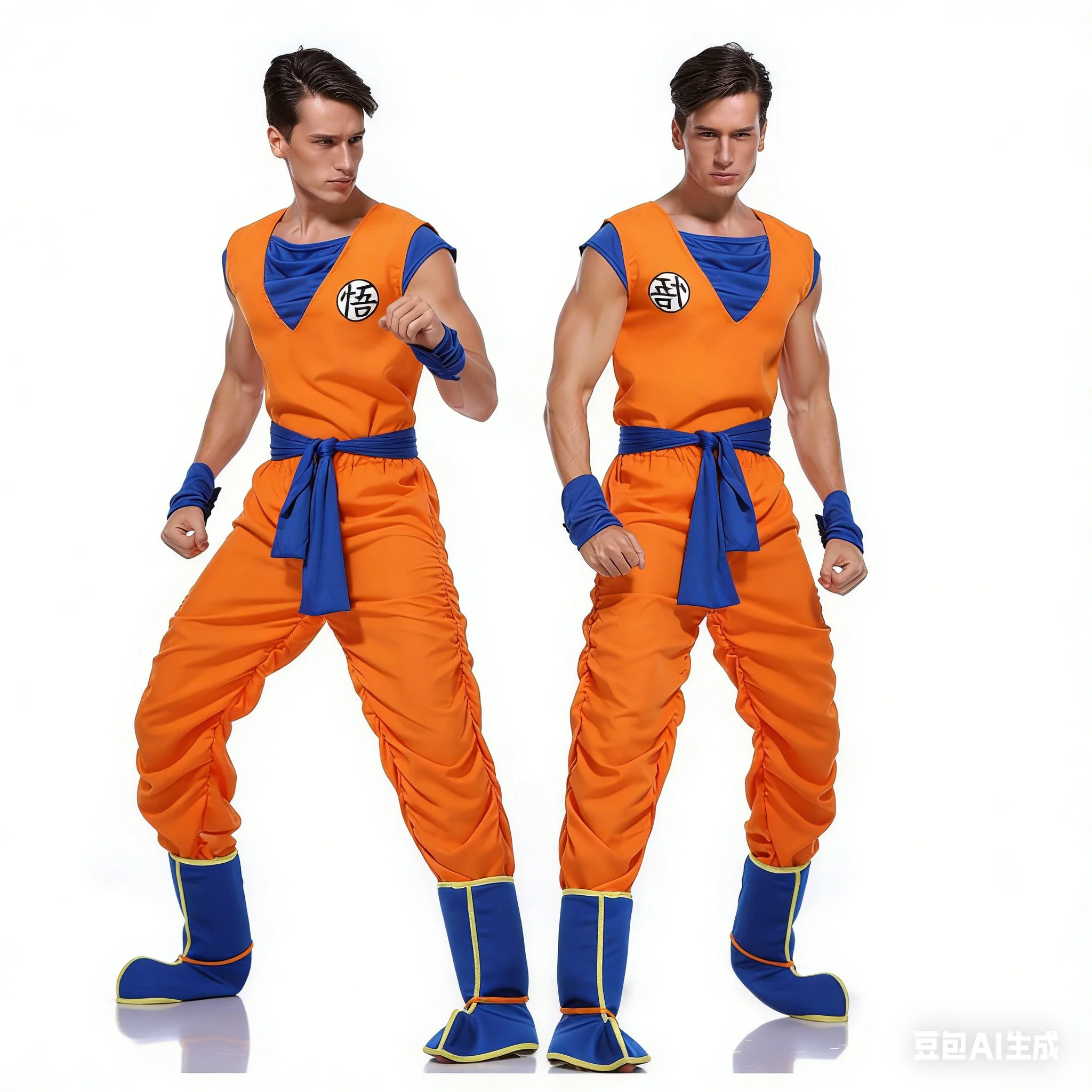 

Anime Adult Suits maestro Roshi Son Goku and Piccolo Cosplay Costume Son Anime Superheroes Jumpsuit Role Play Dress Up