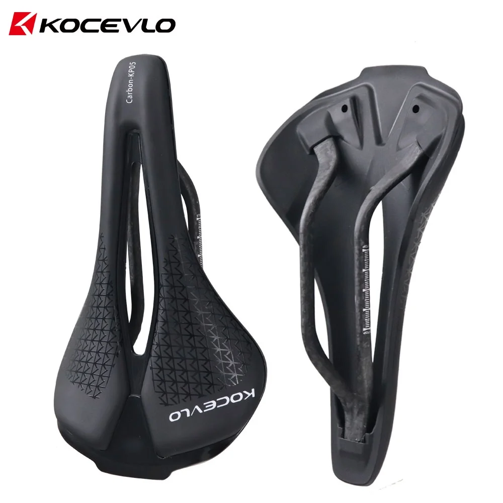 KOCEVLO-Padded Bicycle Saddle Seat, MTB Saddle, Comfortable and Soft Cushion, Bike Seat, PU Leather, Riding Seat