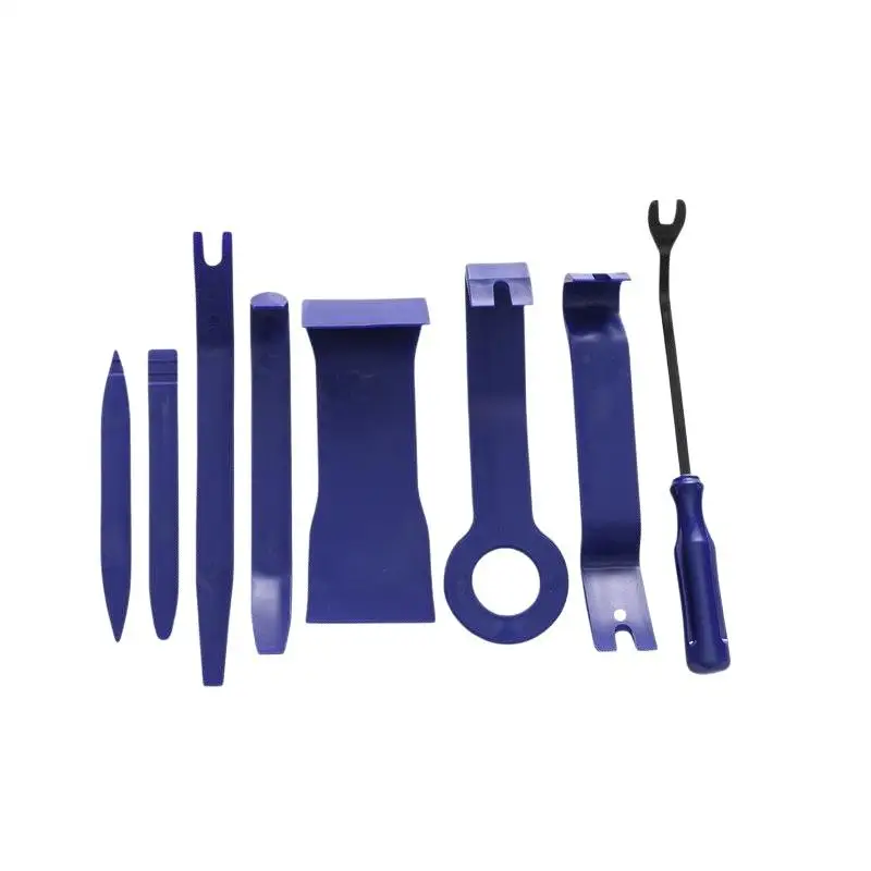 8Pcs Car Hand Tool Set Practical Auto Disassembly Pry Tools for Stereo DVD Repair Daily Vehicle Maintenance Use