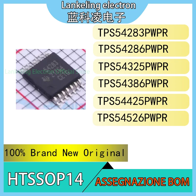 TPS54283PWPR TPS54286PWPR TPS54325PWPR TPS54386PWPR TPS54425PWPR TPS54526PWPR IC 100% Brand New Original chip HTSSOP14