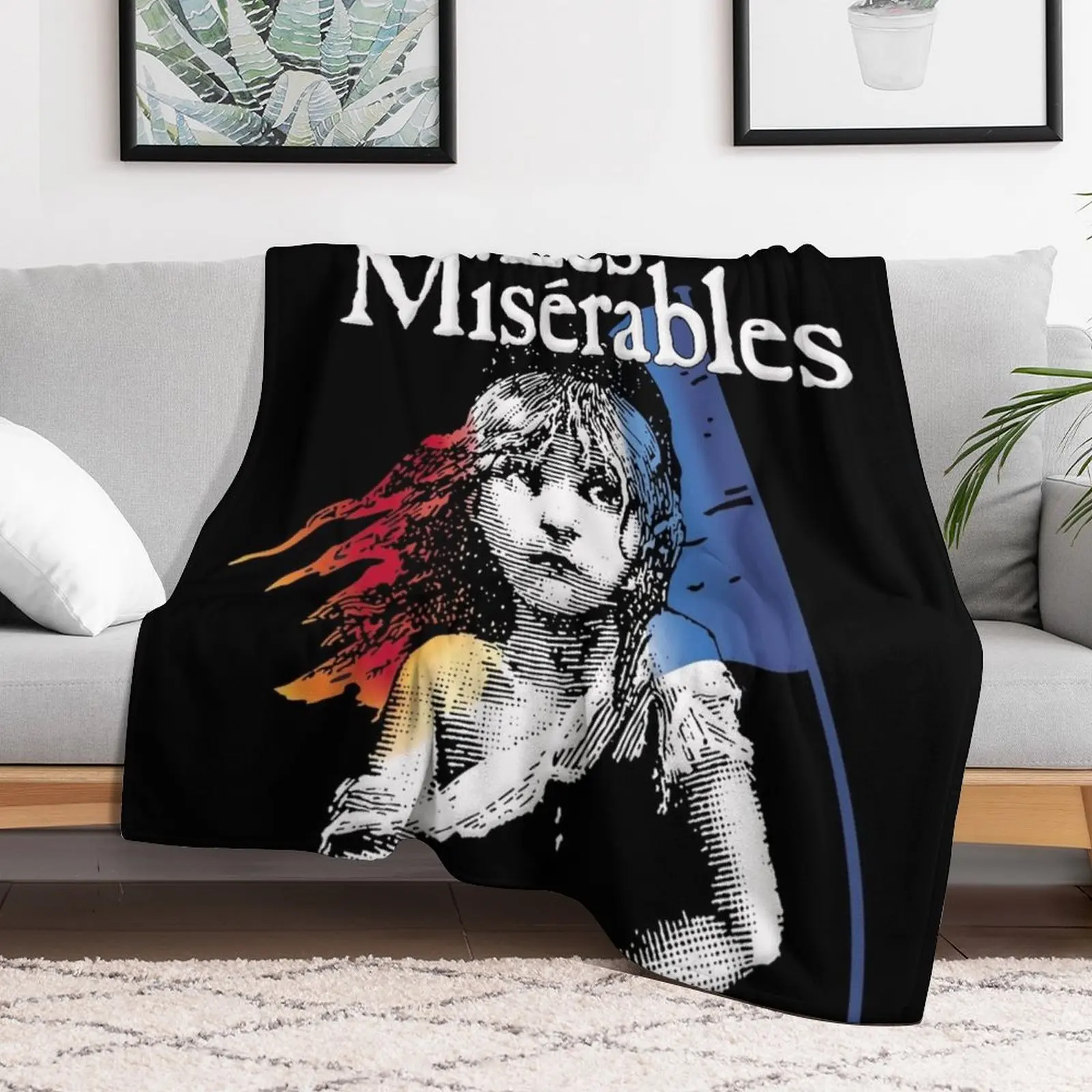 Les Miserables - Les Misérables Throw Blanket For Sofa Thin anime Blankets