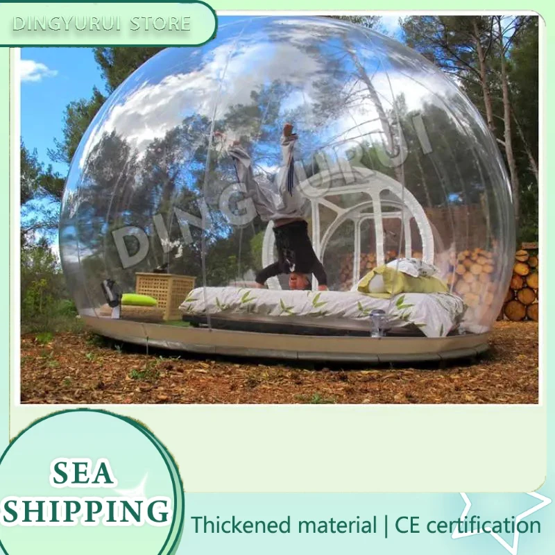 

Transparent Inflatable Tent Clear Bubble House Single Tunnel Inflatable Bubble Tent Hot Sale Factory Price Inflatable