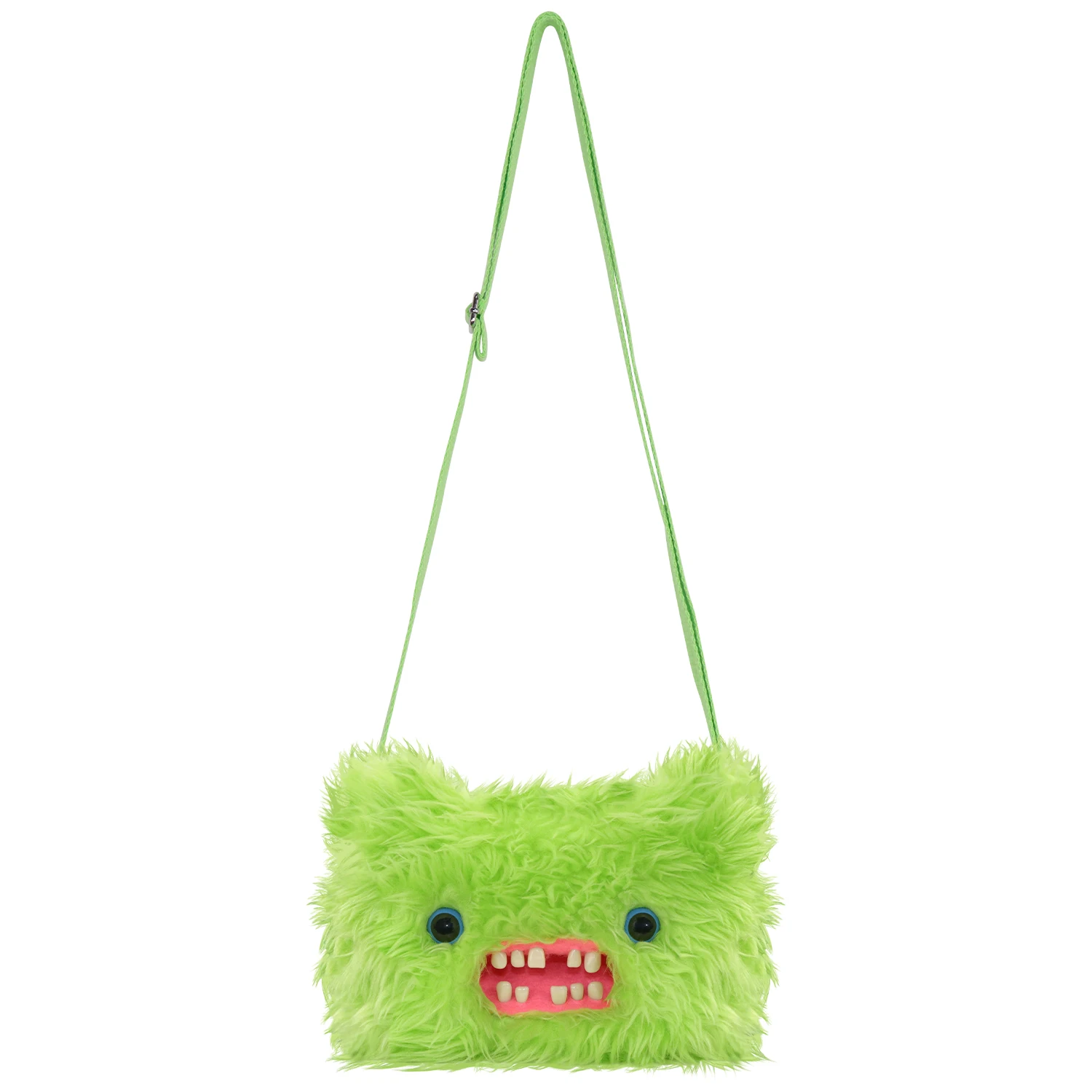 Fugglers Hässliches Zahnmonster Flauschige Umhängetaschen Niedliche Fugg Plüsch-Geldbörse Schulter-Rucksack Portemonnaie für Mädchen Jungen Cartoon-Tier 22CM – Detail 23