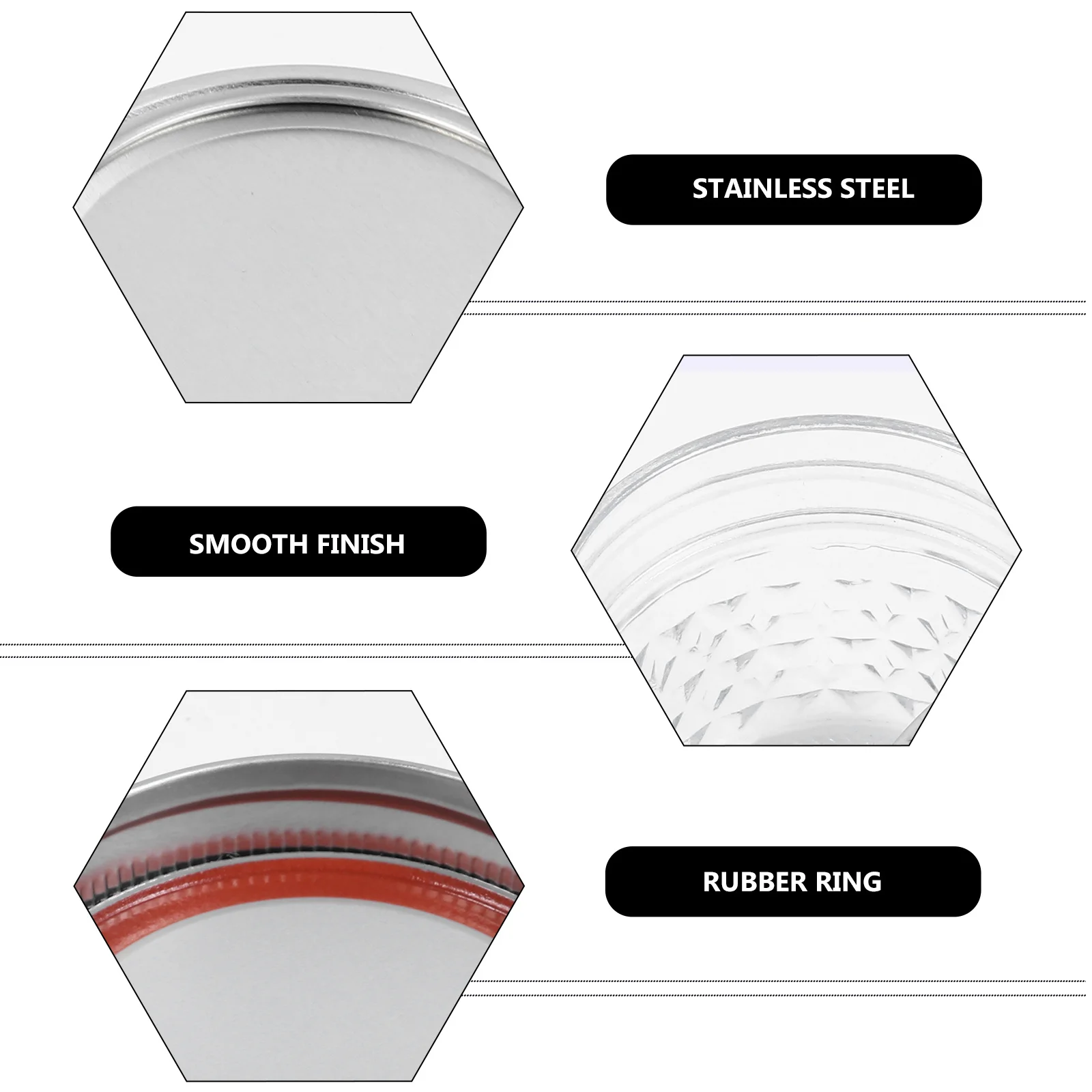 

10Pcs Sealed Jam Jars Diamond Pattern Glass Bottles Smooth Surface Anti-Slip Honey Juice Storage Kitchen Containers