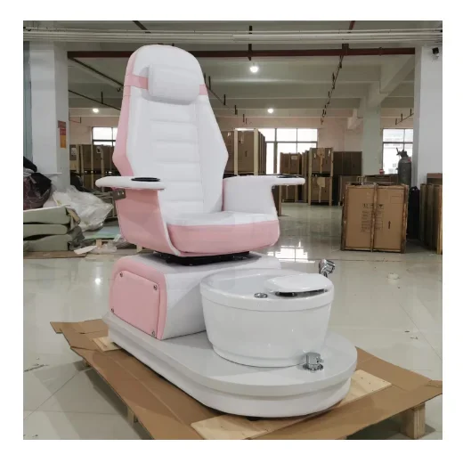 

Pink Modern Luxury Foot Massage Chair 360 degree rotation Beauty Salon Furniture spa pedicure Chair