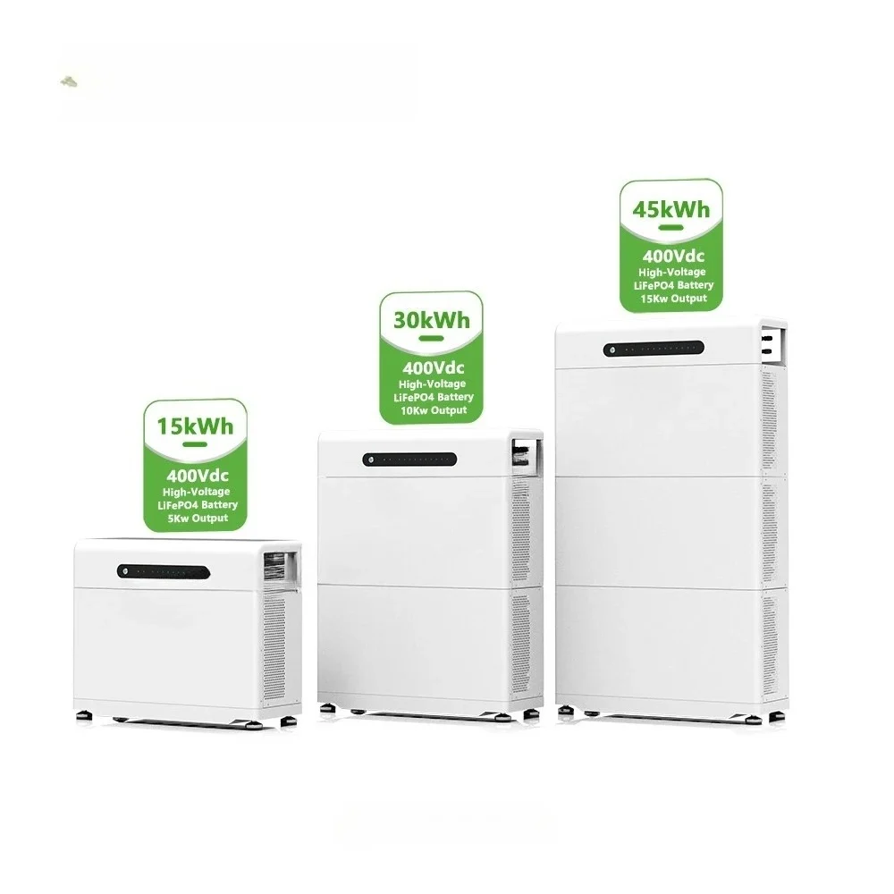 

Inverter High Voltage LiFePO4 Battery 400V 15KWH Stackable 30KWH 45KWH Home Energy Storage Solar Battery