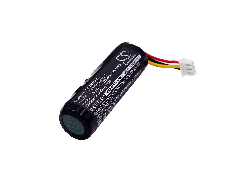 Replacement Battery For Custom Battery Pack 1ICP/18/650 1S1P 3350mAh /12.4Wh  Battery Pack
