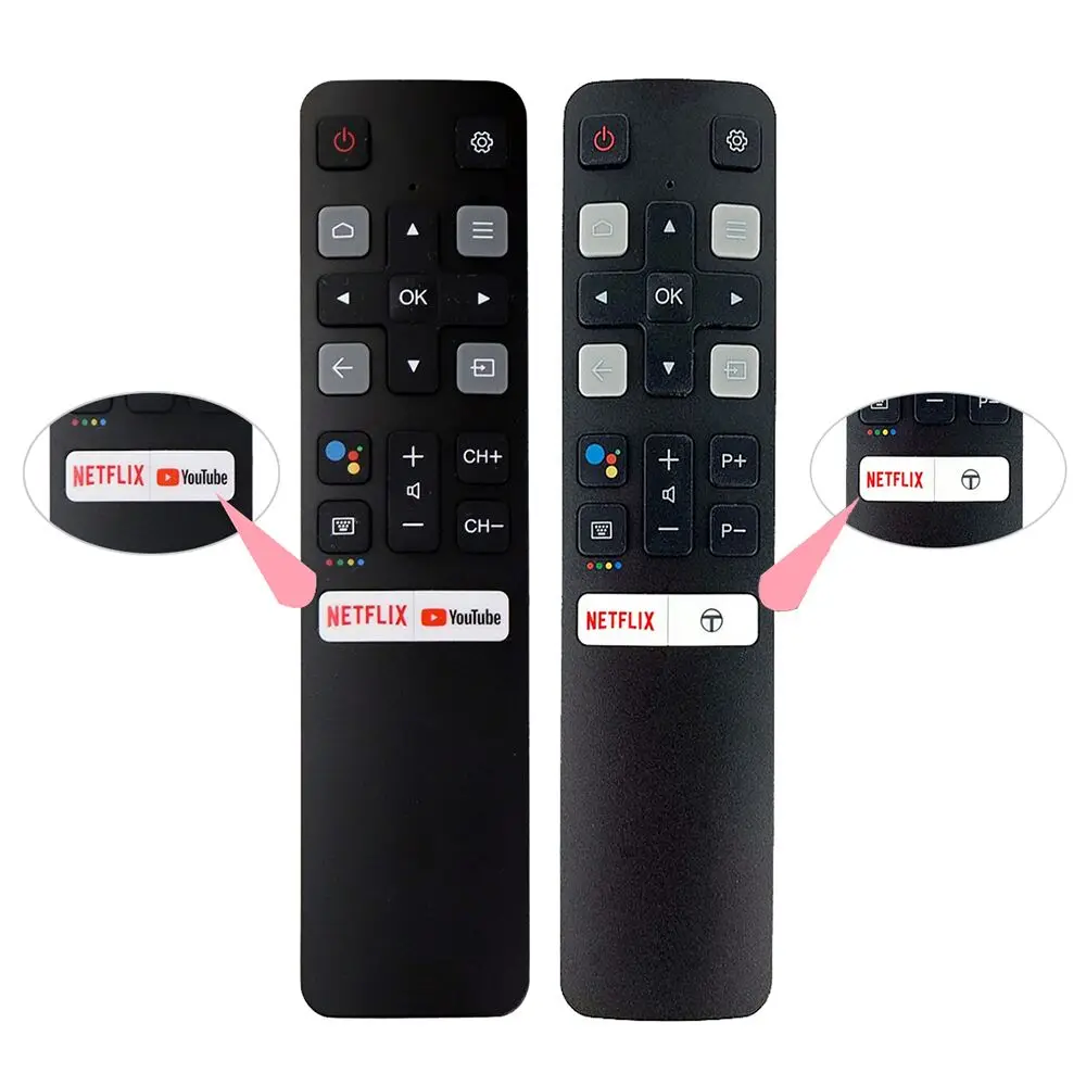 

New Original Voice Remote Control RC802V FNR1 / RC802V FUR6 For TCL Android Smart TV 49P30FS 65P8S 55C715 49S6800 43P615