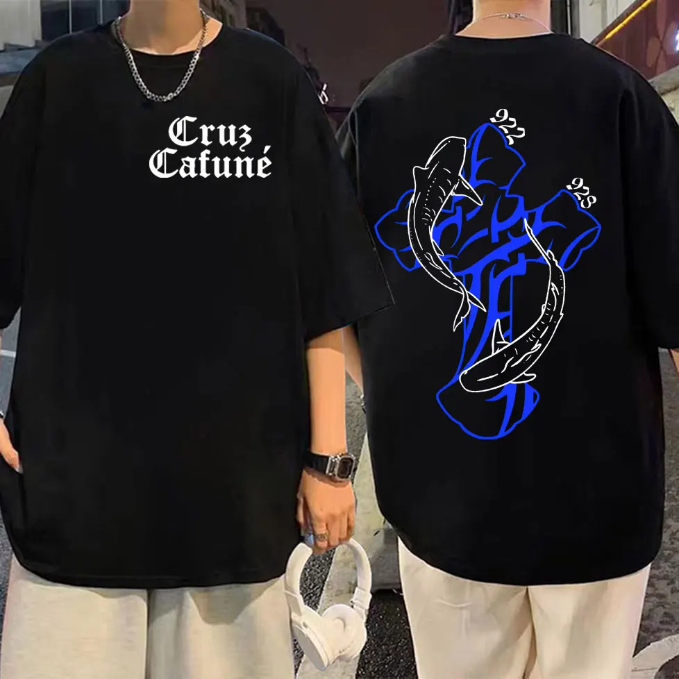 

Rapper Cruz Cafuné 922 928 Print T Shirt Men Women Harajuku Hip Hop Oversized T-shirt Summer Fashion Casual Pure Cotton T-shirts
